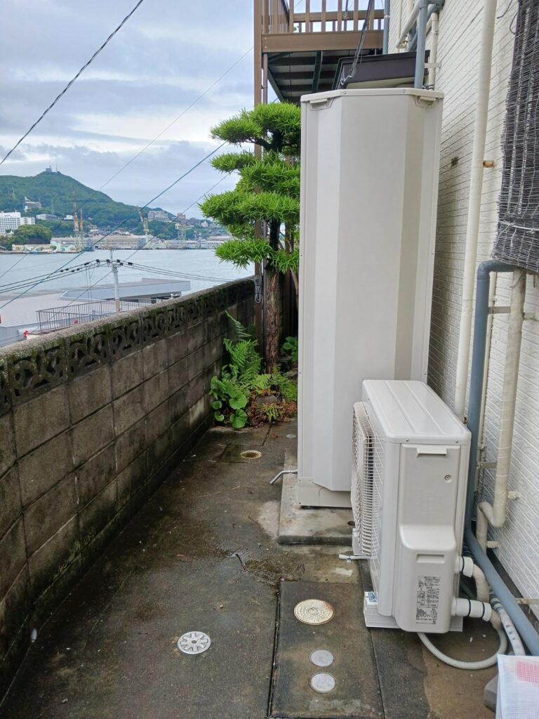 電気温水器からエコキュートへ